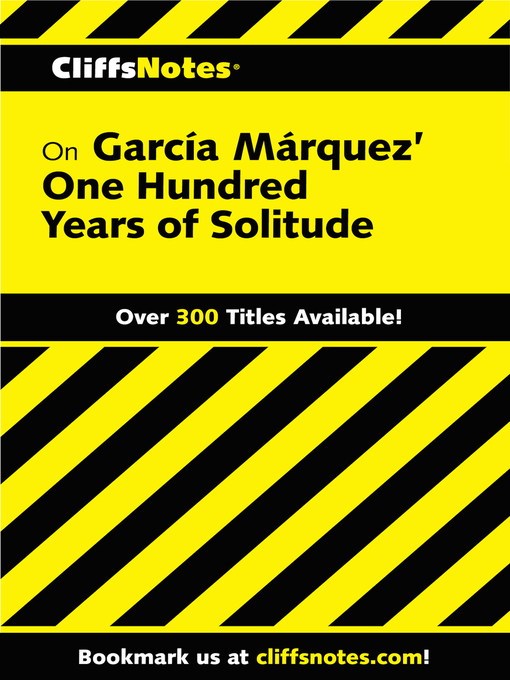 Title details for CliffsNotes on Garcia Marquez' One Hundred Years of Solitude by Carl Senna - Wait list